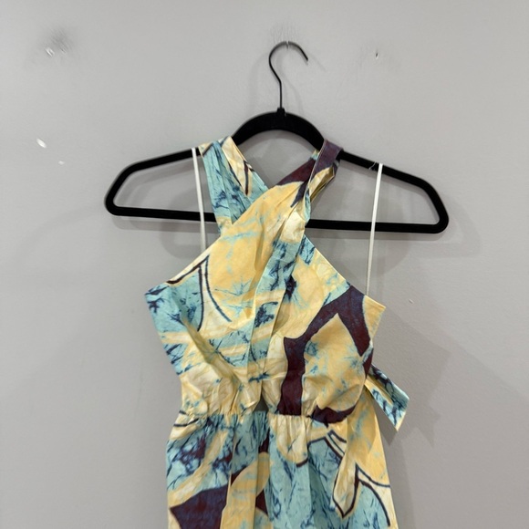 A.L.C. Dress Veronica Poplin Maxi in Carob and Chardonnay - Picture 10 of 13